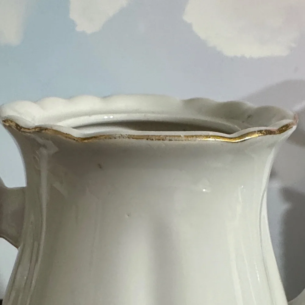 Royal Sealy Teapot China Moss Rose Japan Vtg